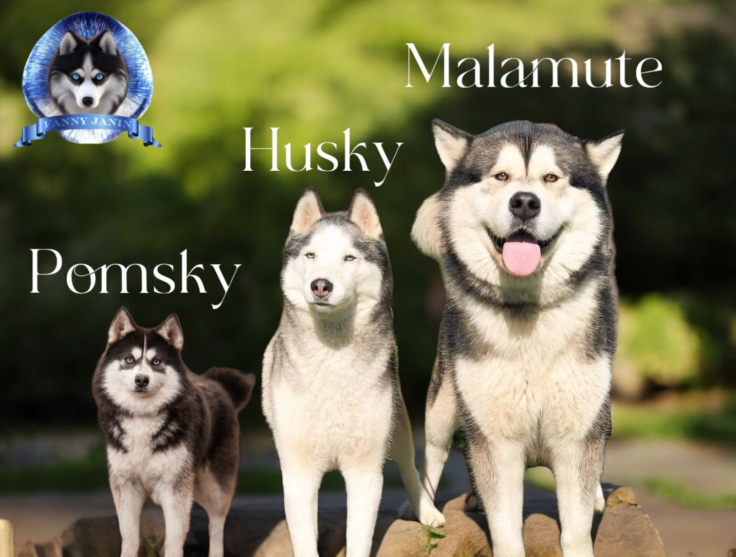 Pomskyhuskyetmalamute Pomsky husky et malamute