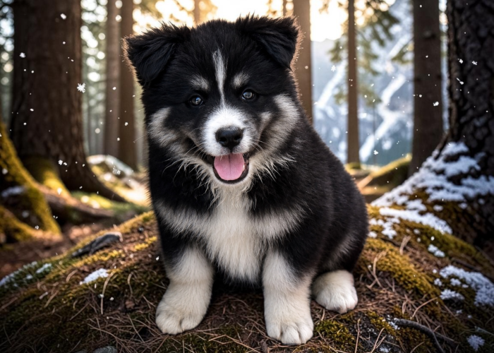 Pomsky chiot miniature Togo